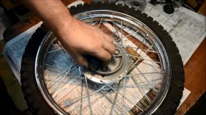 Установка звёздочки на заднее колесо  Карпаты2