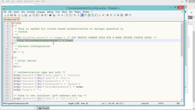 Drop Databases and Tables from MySQL Using phpMyAdmin смотреть онлайн