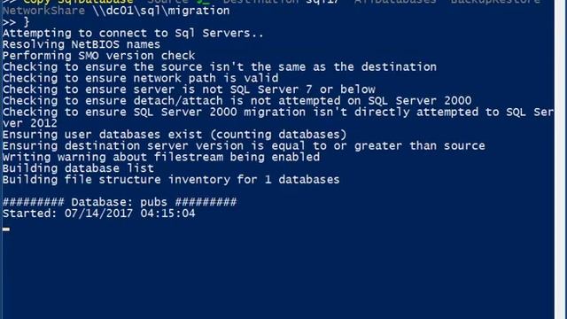 Copy databases from 5 different SQL Servers in 100 seconds with the DBATools PowerShell Module смотреть онлайн