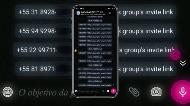 🦠 VOU EXPLANAR!!! MEU NOVO MÉTODO DE COMO LOTAR GRUPOS EM 5 MIN COM NÚMEROS +55 BR MÉTODO 2021 BY R смотреть онлайн