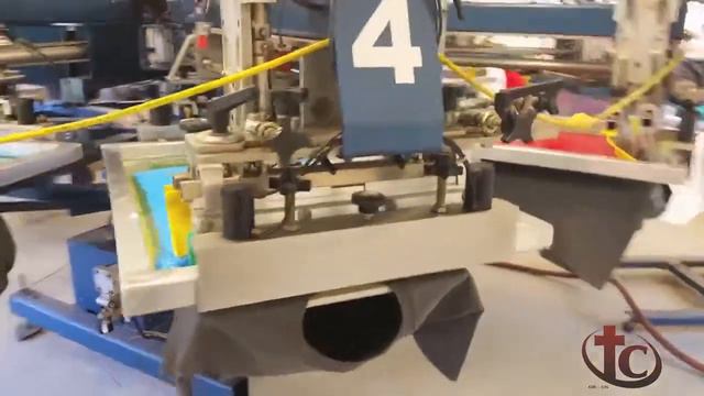Screen Printing a 6 Color Simulated Process Job смотреть онлайн