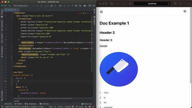 Close mobile menu on route change in NuxtJS Content project смотреть онлайн