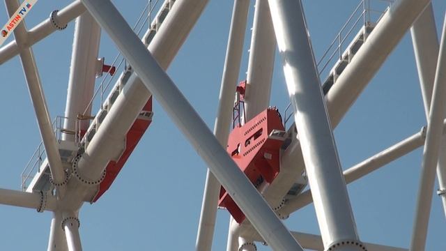 Москва. Колесо обозрения «Солнце Москвы». смотреть онлайн