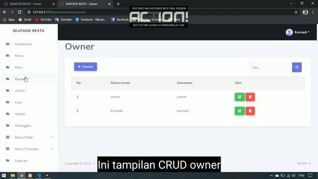 Demo Seafoodresto | web kasir restoran laravel 7 смотреть онлайн