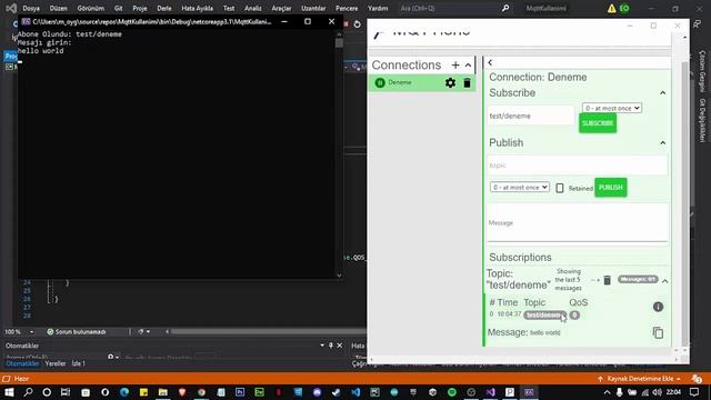 C# ile Mqtt Kullanımı. смотреть онлайн