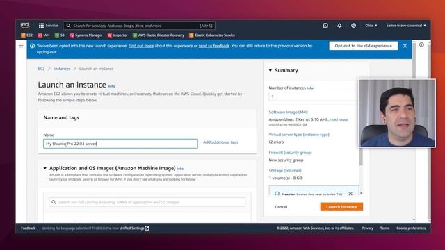 How to deploy Ubuntu 22.04 on the AWS EC2 console смотреть онлайн