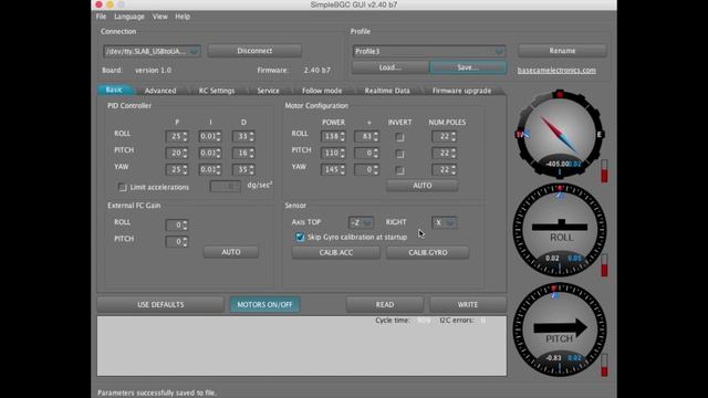 Beholder MS1 Camera Stabilizer Simple BGC PID Tutorial for Inverted Mode Setup смотреть онлайн