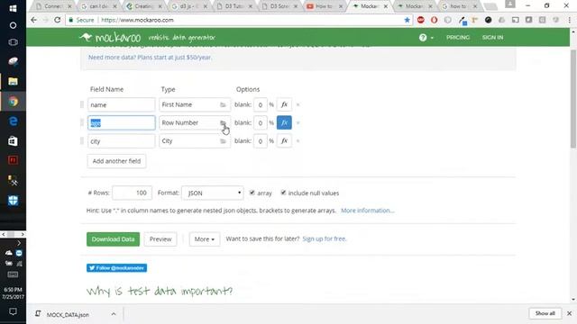 how to get sample JSON data from mockaroo смотреть онлайн