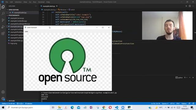 PyQt5 : Label Kullanımı (QLabel) #6 #pyqt5 #qlabel #python #pyqtqwidgets #widget смотреть онлайн