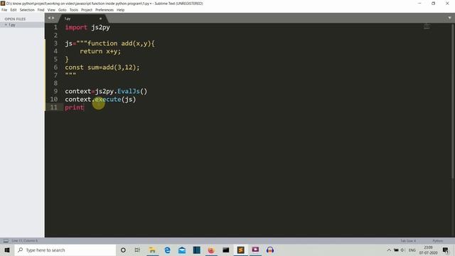 how to write JavaScript commands inside a python file смотреть онлайн