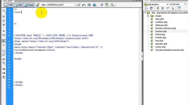 Website Development Course - Level 1 - PHP Class смотреть онлайн