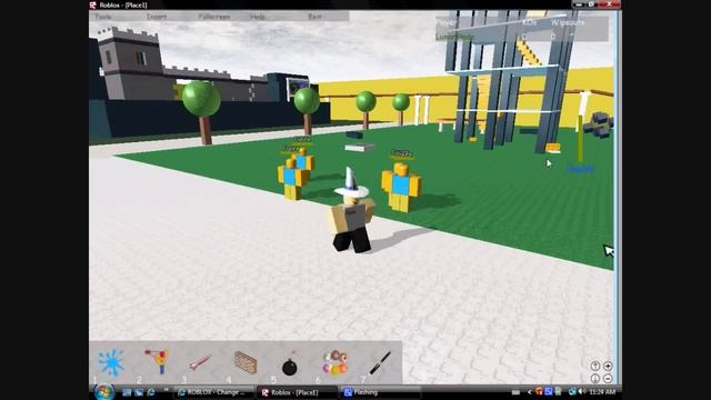 ROBLOX Tutorial August 2009 Short Brick Battle Guide! смотреть онлайн