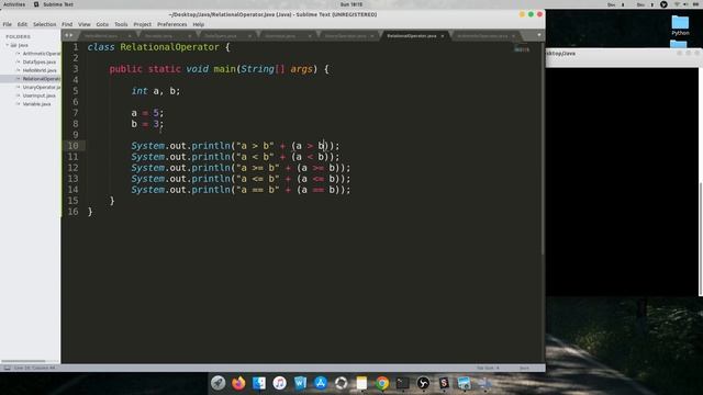 12-Relational Operator in Java: Java beginner Tutorial in Hindi смотреть онлайн