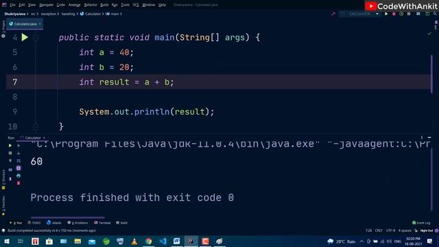 EXCEPTION HANDLING in Java : What is Exception Handling, Error ? | Exception vs Error | Hindi #java смотреть онлайн