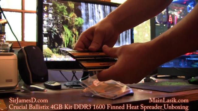 Crucial Ballistix 4GB Kit DDR3 Finned Heat Spreader Unboxing смотреть онлайн