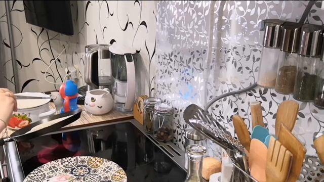 Кружевные блинчики с сыром и ветчиной!!!! ///Lace pancakes with cheese and ham!!!! смотреть онлайн