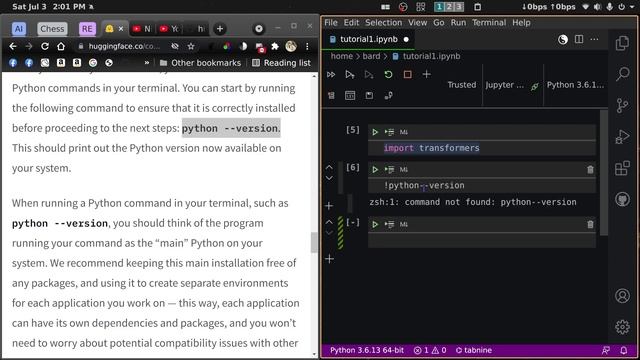 Install and run Huggingface's Transformers Tutorial смотреть онлайн