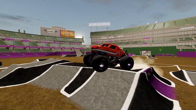 VELOCIRAPTOR Monster Jam 2023 Monster Truck Freestyle, Best Moments from ROR & BeamNG смотреть онлайн