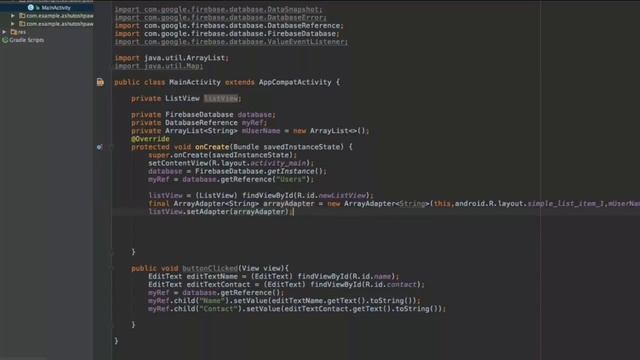 Retrieve Data from Firebase and Display in ListView смотреть онлайн