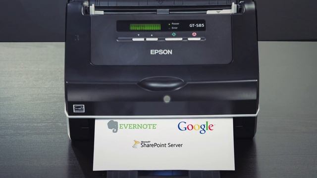 Epson WorkForce Pro GT-S55 and GT-S85 Document Scanners смотреть онлайн