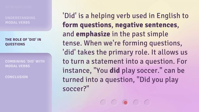 Mastering Past Modal Verb Questions: Breaking Down 'Did' смотреть онлайн