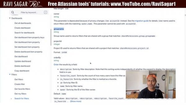 Jira REST API - Search filters