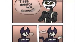 Самые смешные приколы бенди и чернильная фабрика.упоротая озвучка