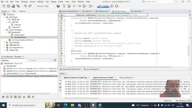servlet json netbeans tomcat смотреть онлайн