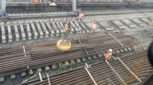 Работа магнитом. козловой кран!