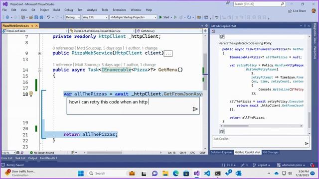 Add Resiliency to Your Applications with GitHub Copilot for Visual Studio 2022 смотреть онлайн