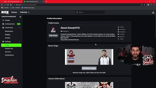 How To Easily Resize Banners & Emotes For Kick.com Using Free Software Called GIMP смотреть онлайн