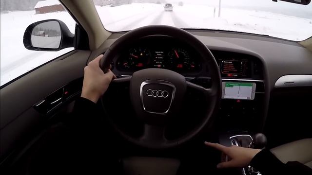 2006 Audi A6 C6 3.2 Quattro 60 FPS POV/SNOW DRIFT