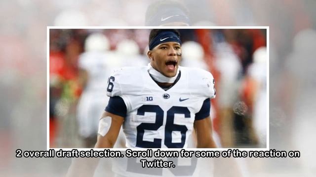 Former, current NFL players react to Saquon Barkley getting drafted by Giants смотреть онлайн
