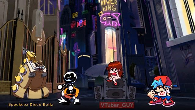 Southern Disco Ballz & Spookee'z Disco Ballz (SkullGirls x Friday Night Funkin' Mashup) смотреть онлайн