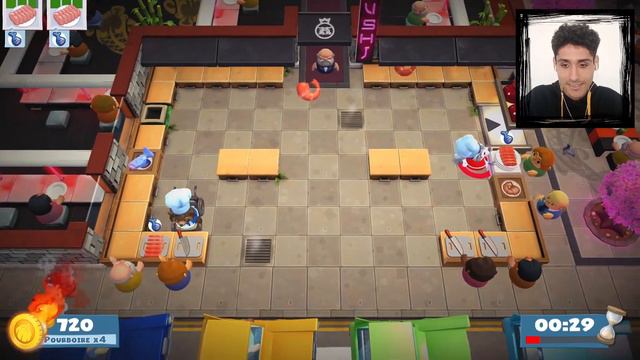 OVERCOOKED! 2 #1 الشيف غنيتشا مع يوريي أبدااع смотреть онлайн