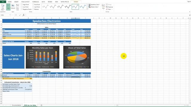 Excel Ch 3 Mod 1b смотреть онлайн