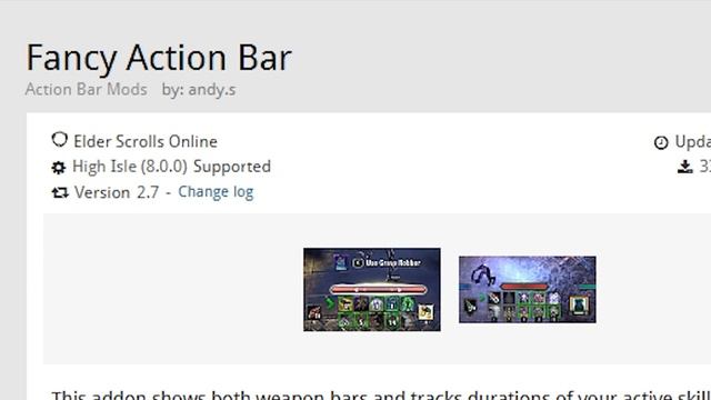TESO Аддоны: Fancy Action Bar - двойная панель навыков здорового адекватного человека. смотреть онлайн