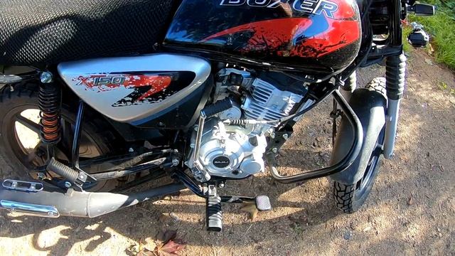Bajaj Boxer BM150X - Прямоточный глушитель из штатного. Обрезаем глушак. смотреть онлайн