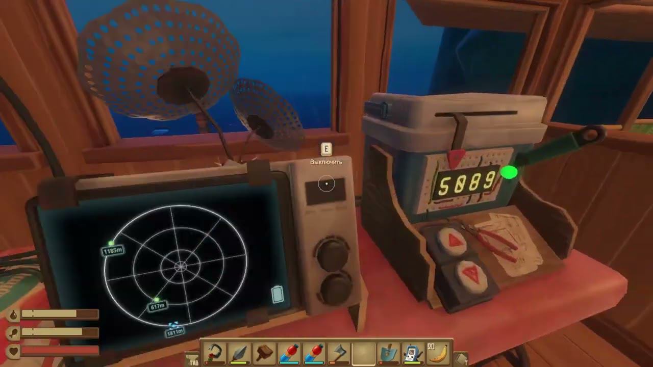 Raft. День 14. Начинаем исследовать финальную главу. Война с большой рыбой. Снежная локация. смотреть онлайн