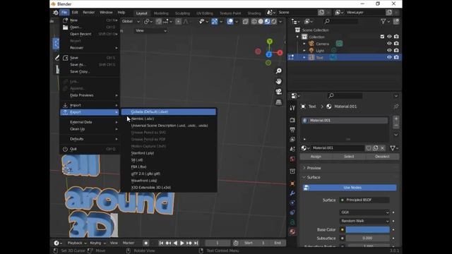 Как добавить 3D модель (Blender) в WEBVR сцену (A-FRAME / HTML5) смотреть онлайн