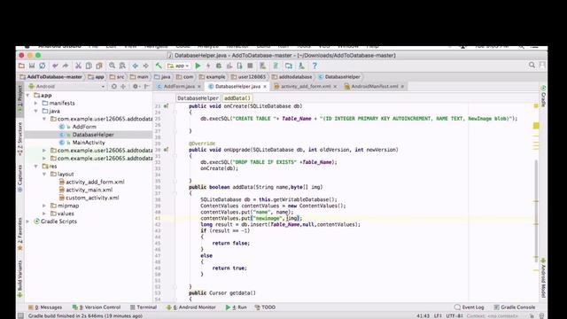 Add the images to Sqlite Database for beginners-7 смотреть онлайн