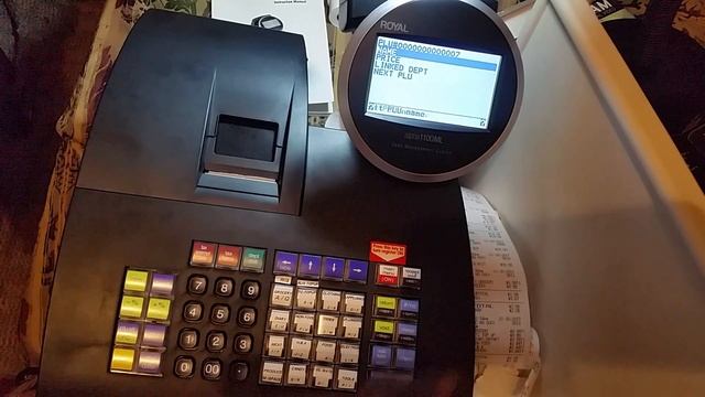 ROYAL ALPHA 1100ML CASH REGISTER, PLU, DAPERMENT PROGRAM AND TRAINING MODE смотреть онлайн