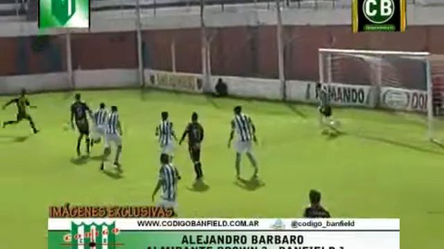 ALEJANDRO BARBARO ALMIRANTE BROWN 3 - BANFIELD 1 FECHA 34 TORNEO BN 20-5-2013 смотреть онлайн