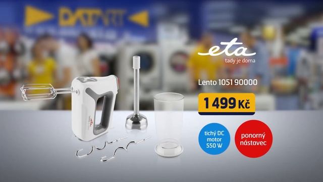 Ruční šlehač ETA Lento 1051 90000 смотреть онлайн