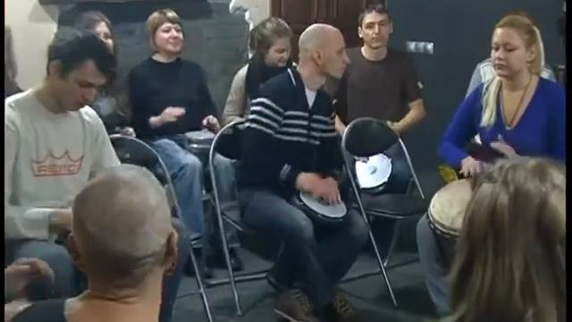Драм-кружок по африканским барабанам смотреть онлайн
