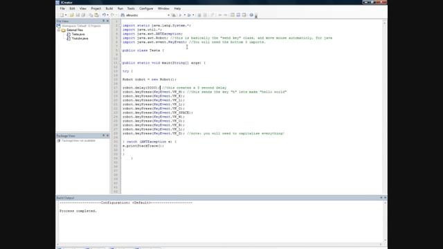 Java Tutorial 7 - how to be lazy with the robot class! смотреть онлайн