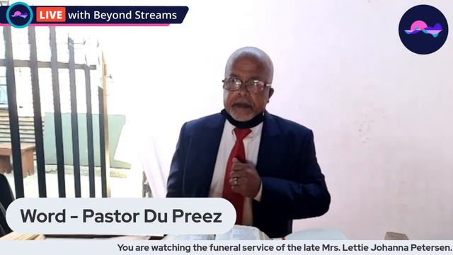 Funeral Service of the late Mrs. Lettie Johanna Petersen († - 05.07.21) смотреть онлайн