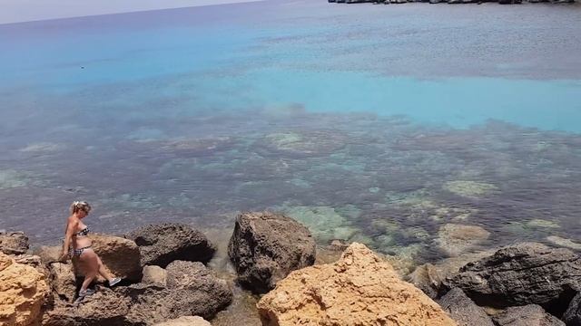 Кипр. Экскурсии бесплатно! Голубая лагуна. Мыс Греко. Айя-Напа 2018. Cyprus. Blue lagoon.Cape Grec смотреть онлайн