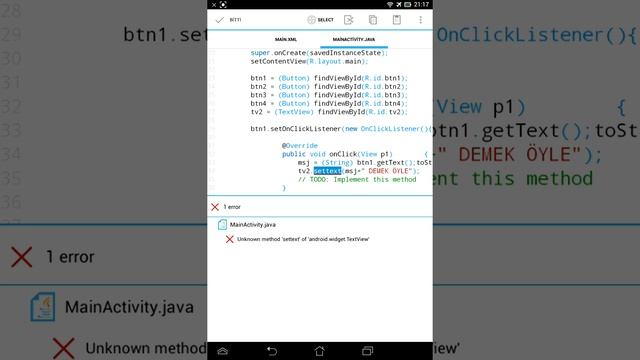 AIDE Android Programlama - #3 смотреть онлайн