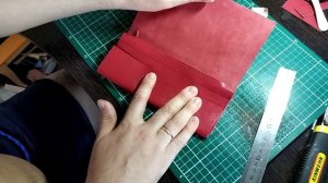 Женский кошелек из натуральной кожи. Часть 1. Своими руками.